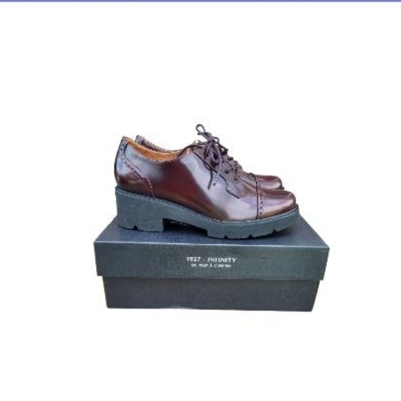 Naturalizer Shoes - Wide Naturalizer Cabaret Lace Loafer Lug Platform Wine Burgundy Shoe Women 8.5